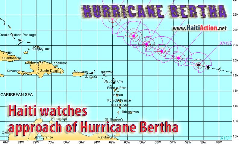 Tropical Storm approaches haiti