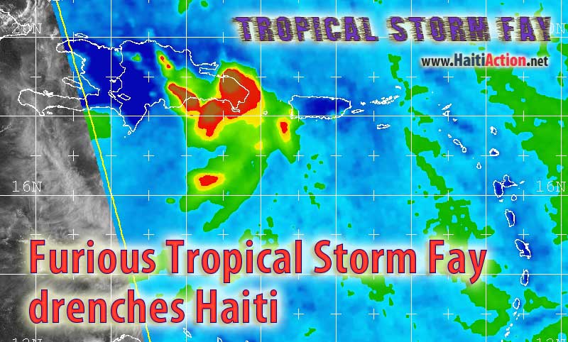 Tropical Storm approaches haiti